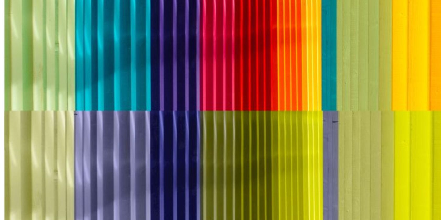 Panels of normal color vs color blindness
