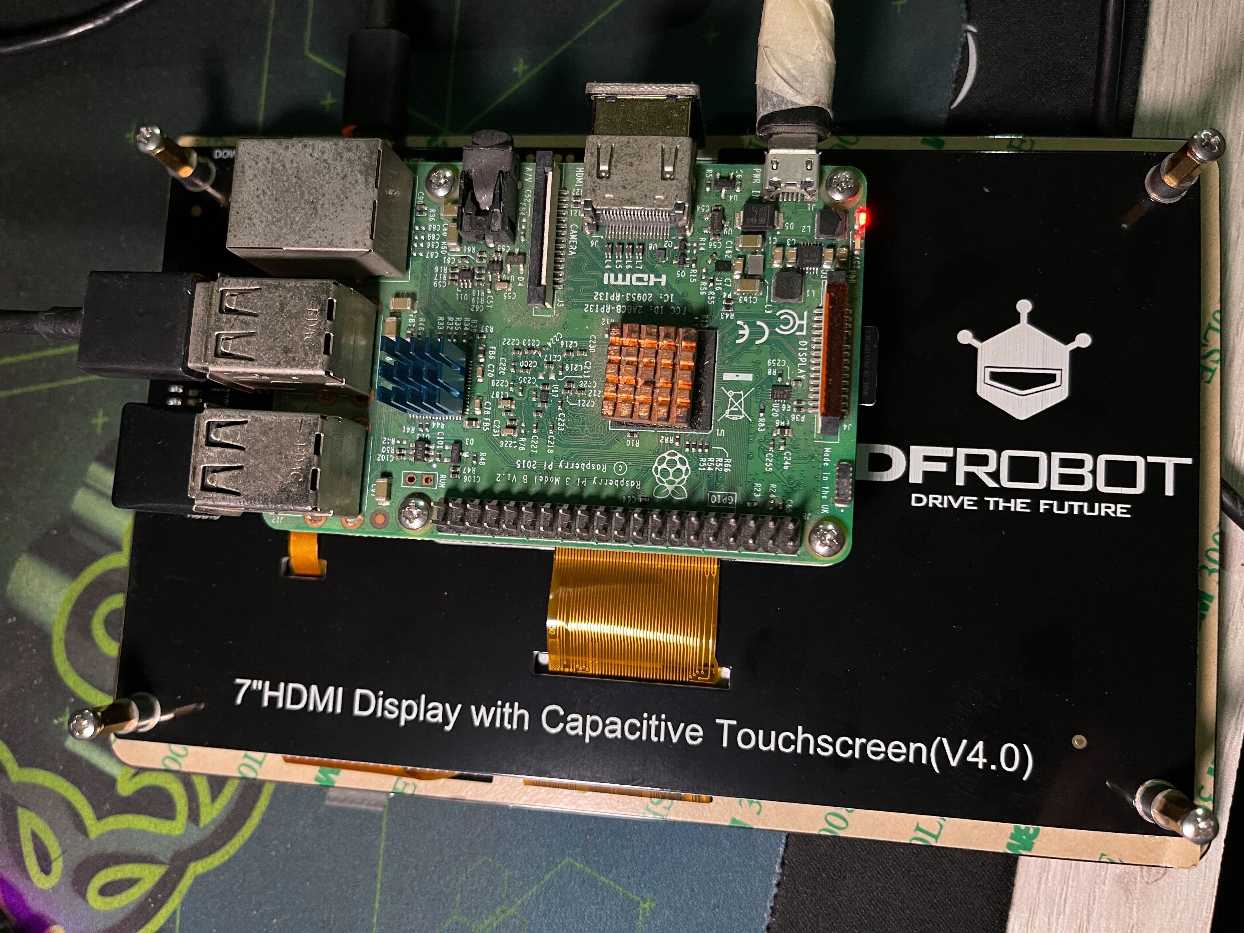 connect the display to raspberry pi