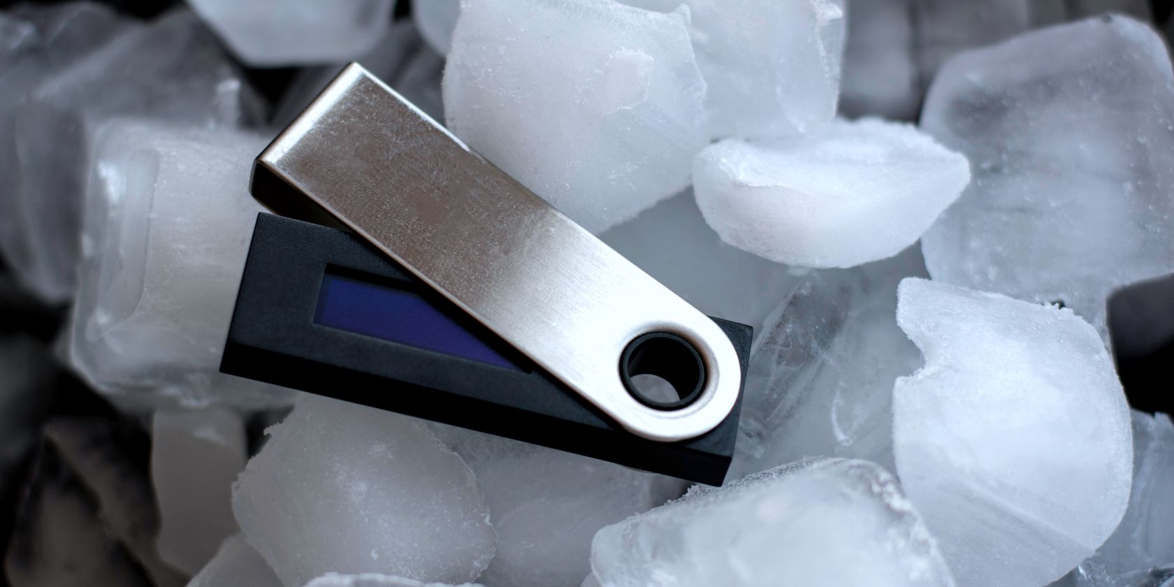crypto cold storage wallet on ice cubes feature