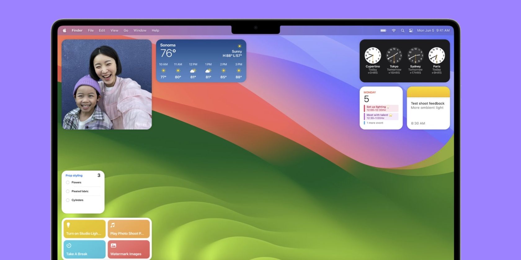 desktop in macOS Sonoma