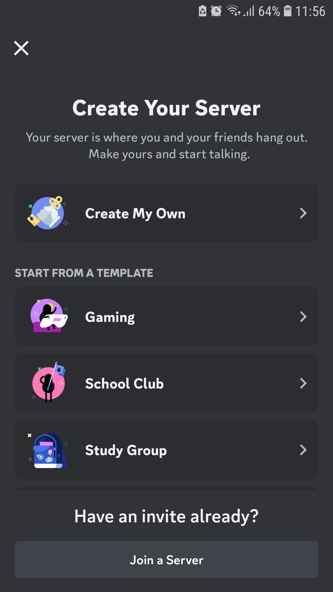 Discord سرور شما را ایجاد می کند