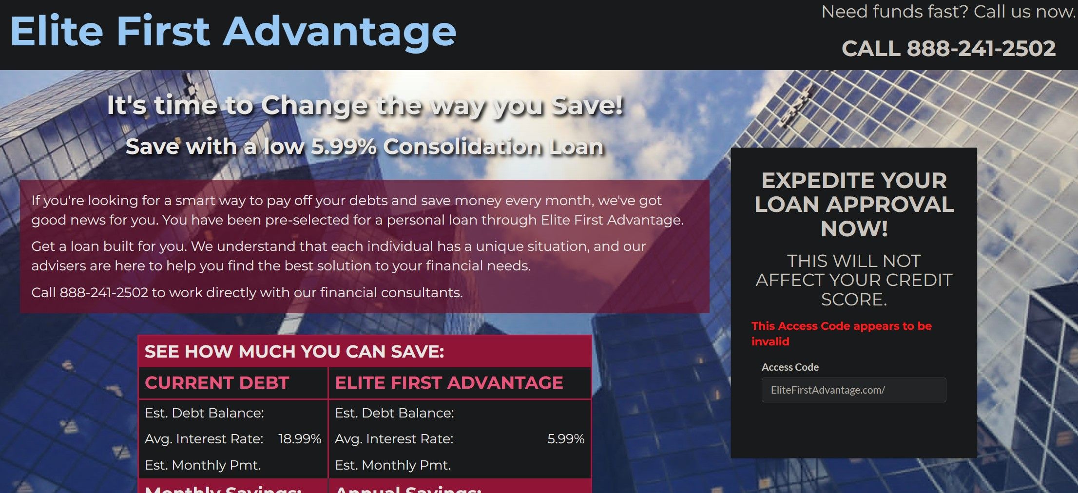 elite first advantage loans