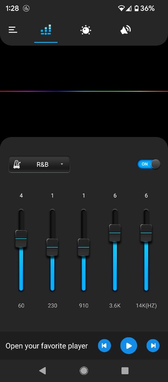 Five Band Equalizer in Equalizer & Bass Booster