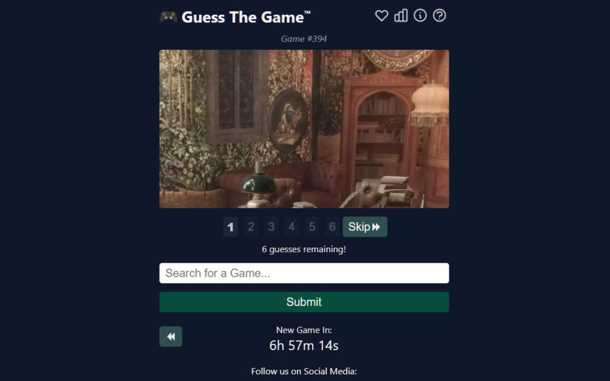 تصویری از وب سایت GuessTheGame