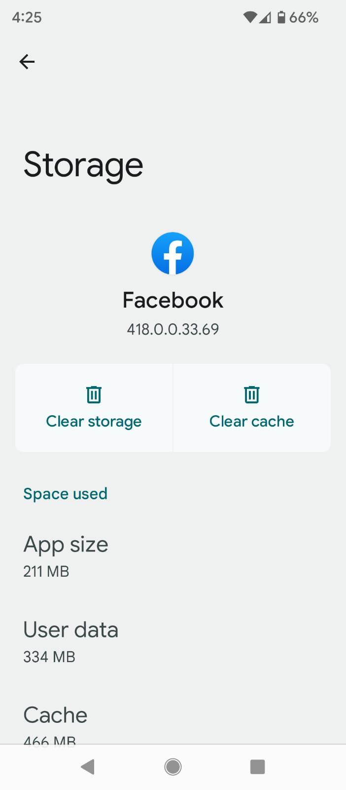 Individual App Details in Android Settings
