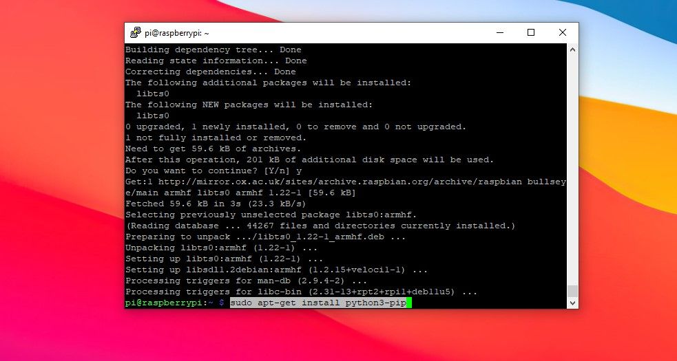 install python3 pip on raspberry pi
