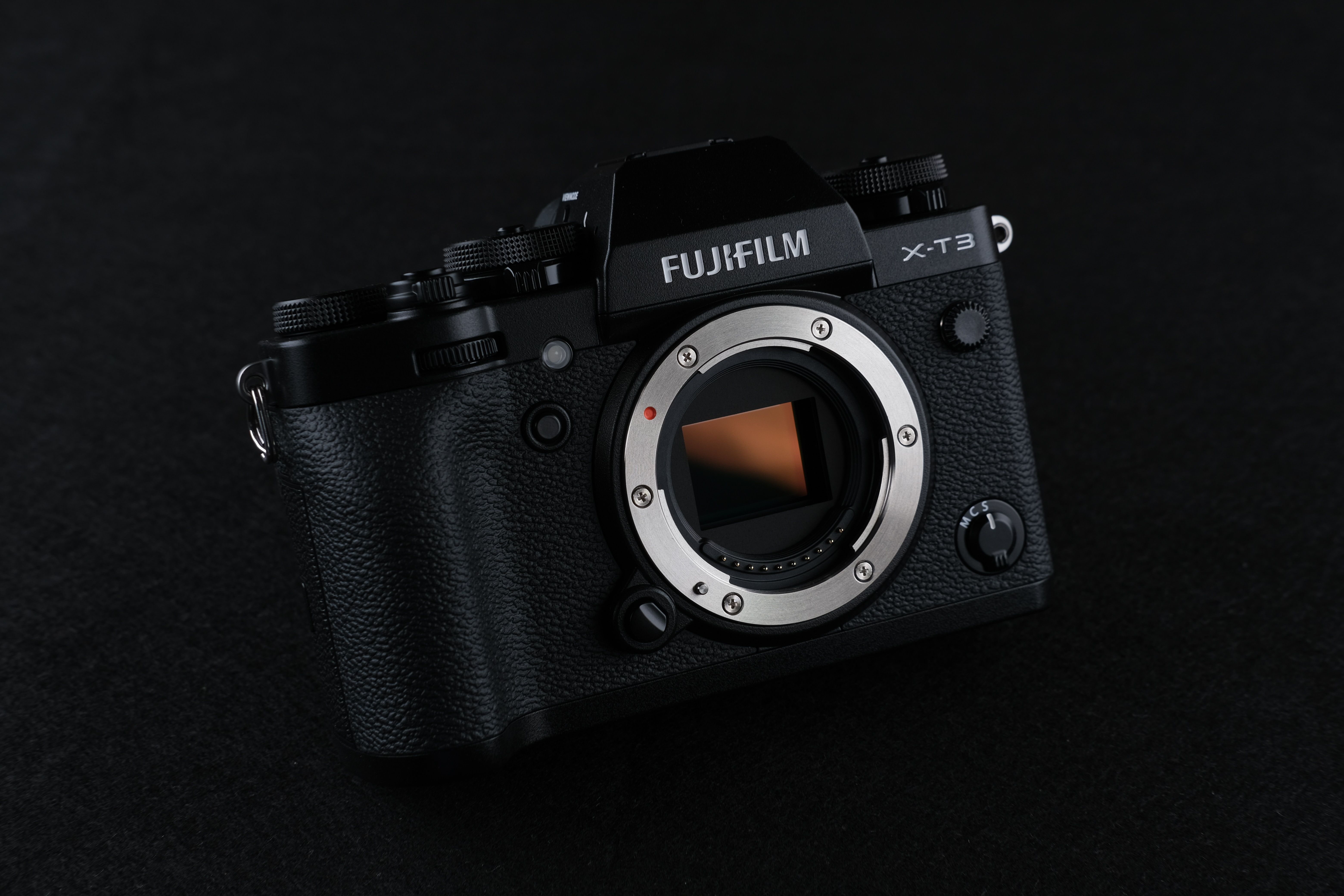 Fuji film x-t3 avec capteur APS-C exposé