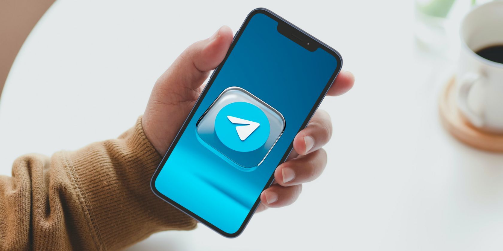 telegram icon on iphone