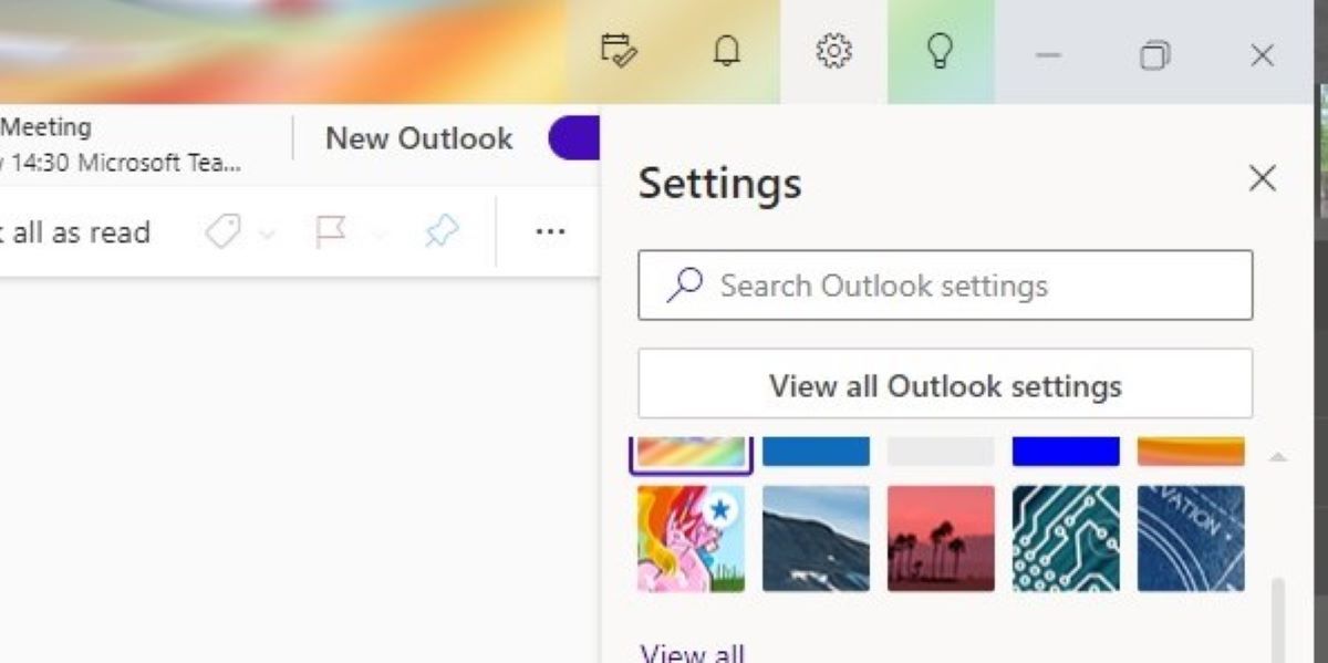 Outlook desktop app - Settings