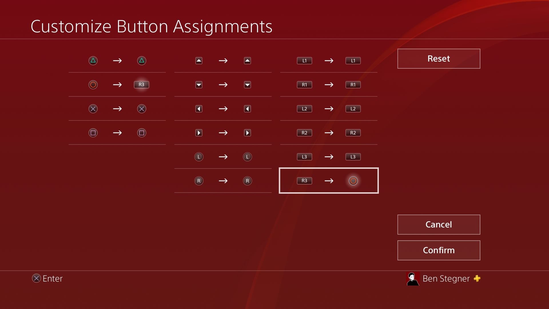 PS4 Button Remapping