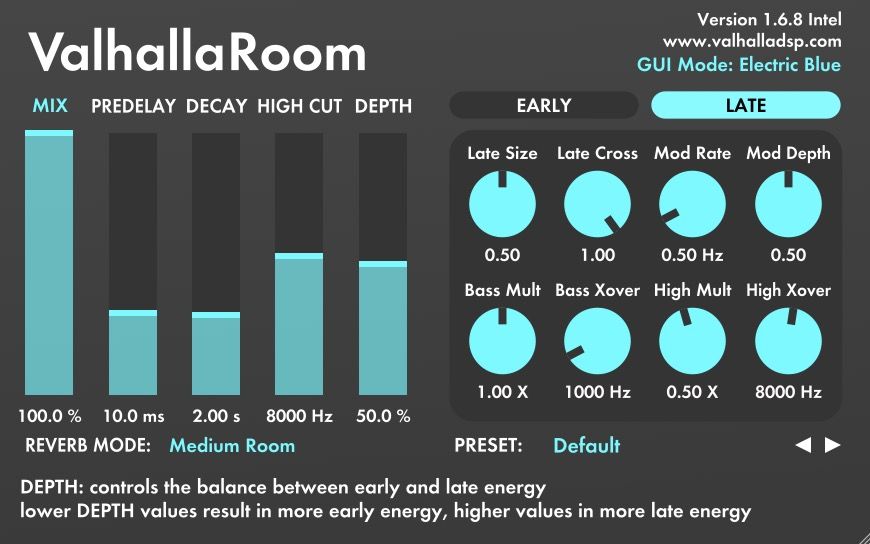 Plugin phòng Valhalla