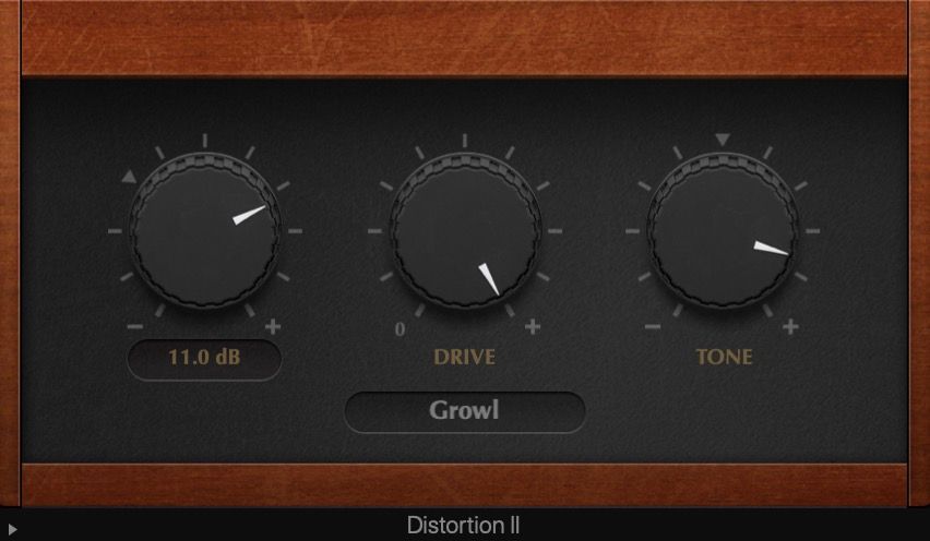 پلاگین Distortion II در Logic Pro X