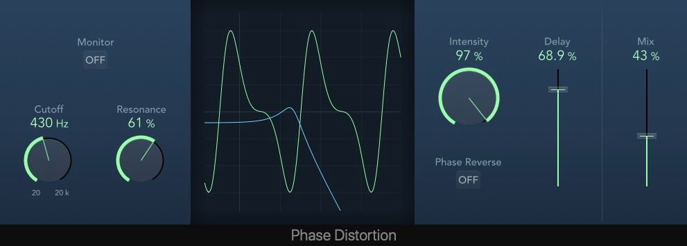 پلاگین Phase Distortion در Logic Pro X