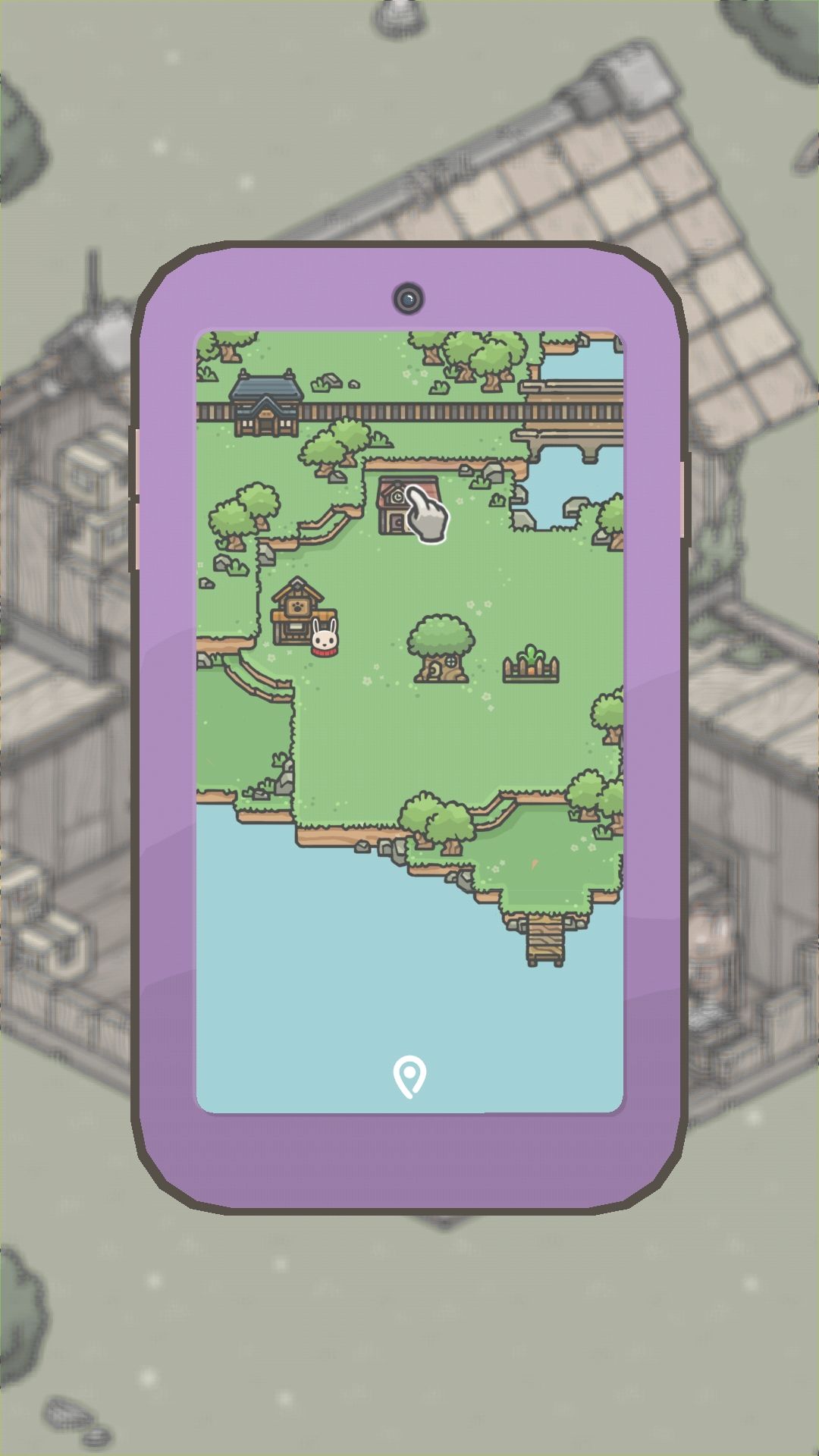 Tsuki Odyssey map calming mobile game