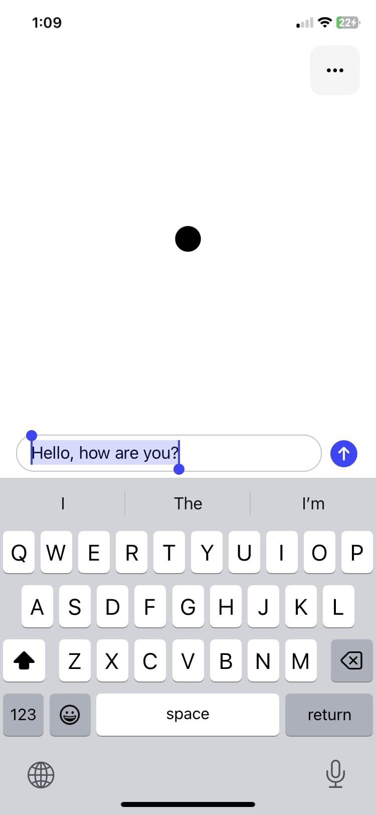 voice to text conversation in chatGPT iOS app