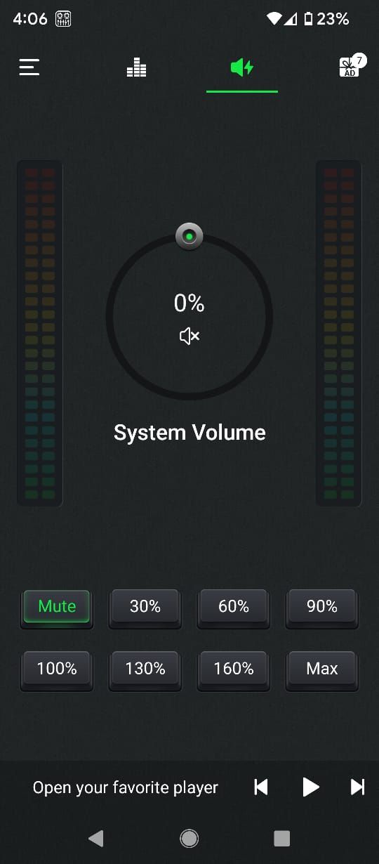 Volume booster in Equalizer by Easyelife