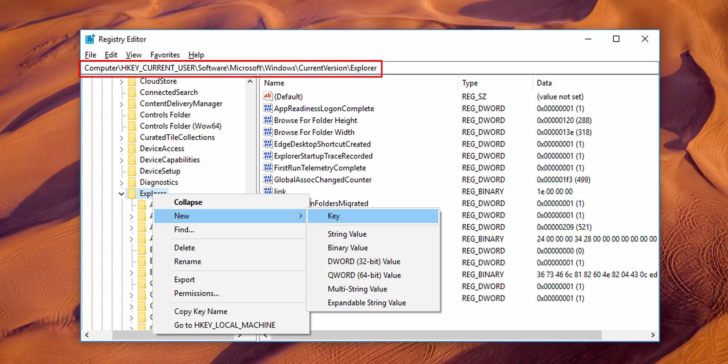 Mudando como Alt + Tab funciona através do registro