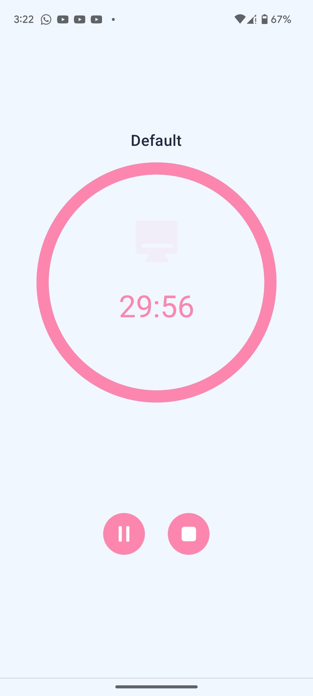 timer running brain focus app
