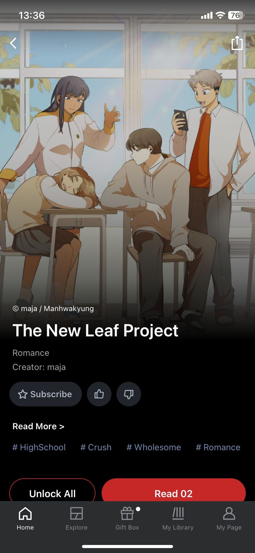 Lezhin Comics' The New Leaf Project