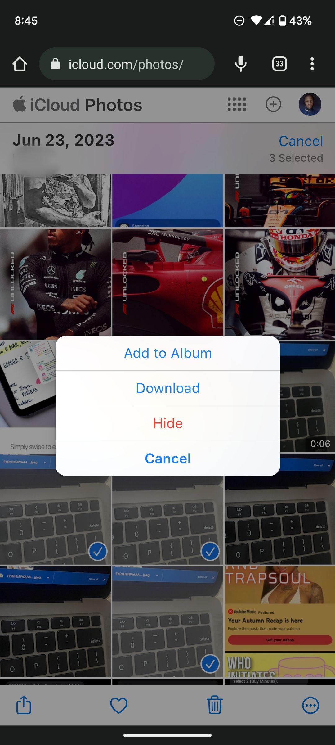 Download images in iCloud Photos