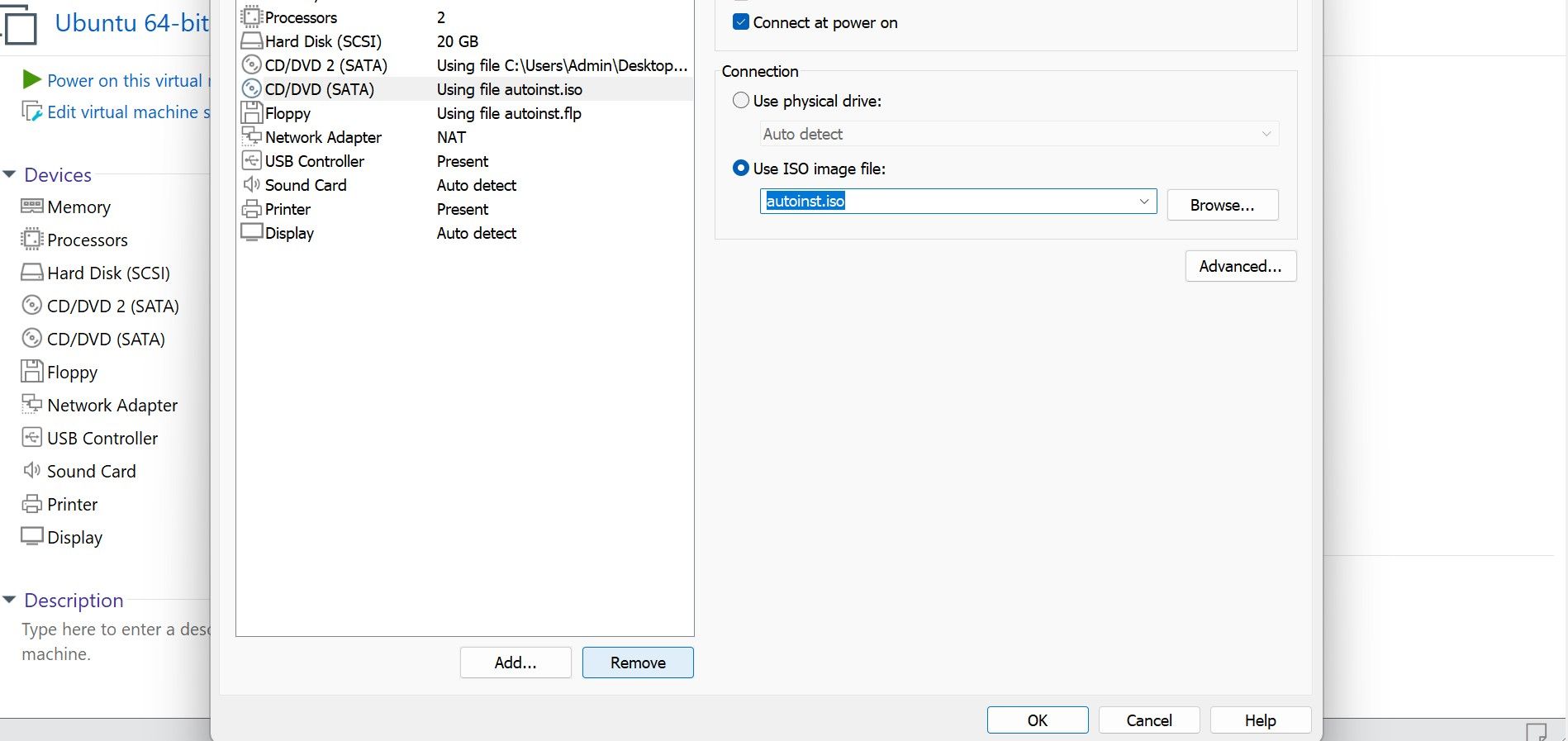 فایل autoinst.iso را حذف کنید