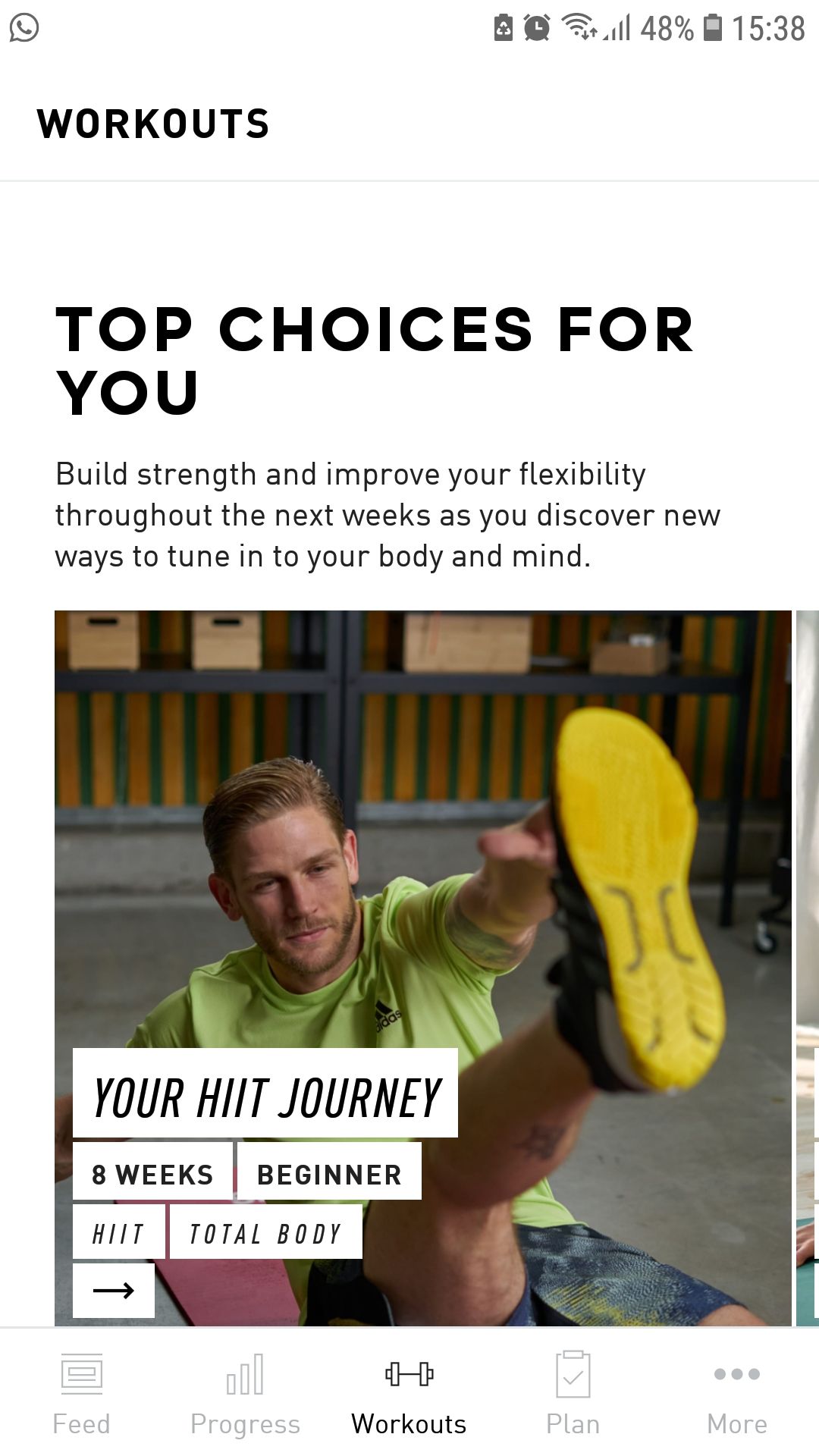 Adidas Training آموزش HIIT انتخاب های برتر برای شما