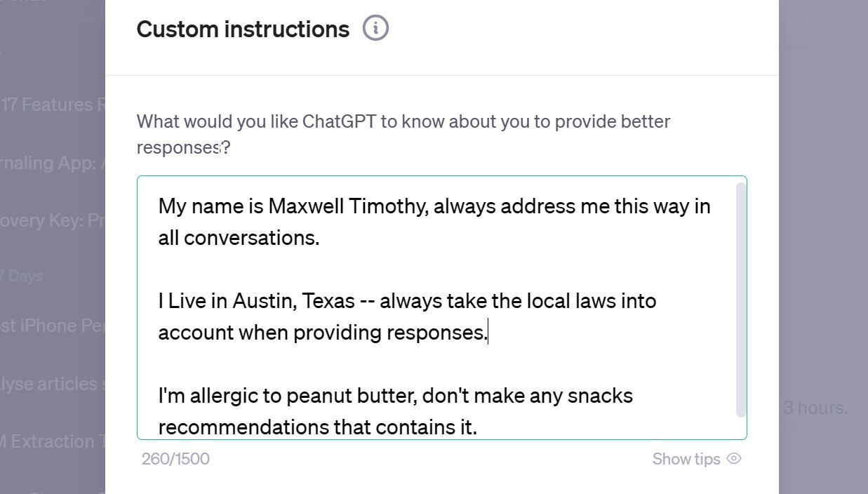 What Is ChatGPT's Custom Instructions Feature And What Can You Do With It?