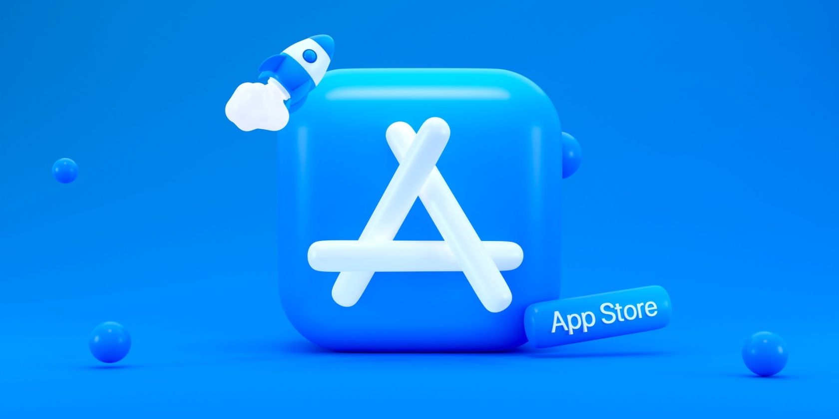 App Store icon with a rocket