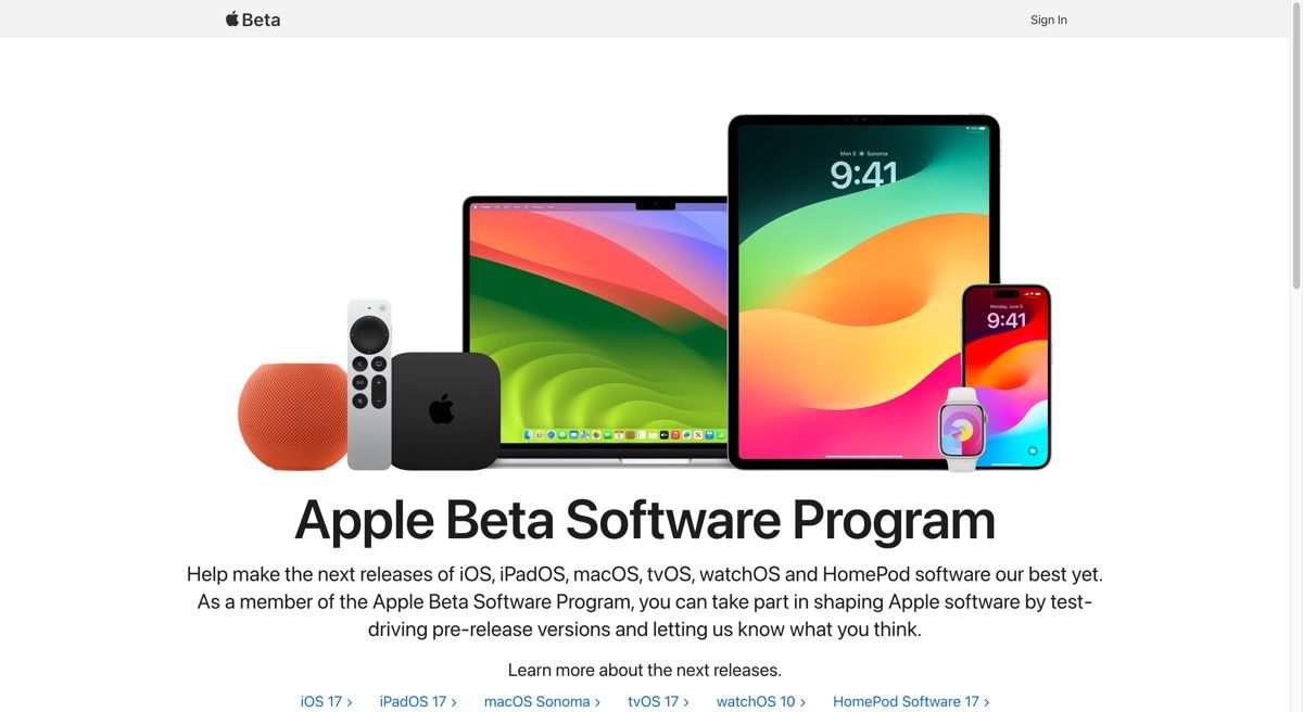 Phần mềm Apple beta chạy trên nhiều thiết bị Apple