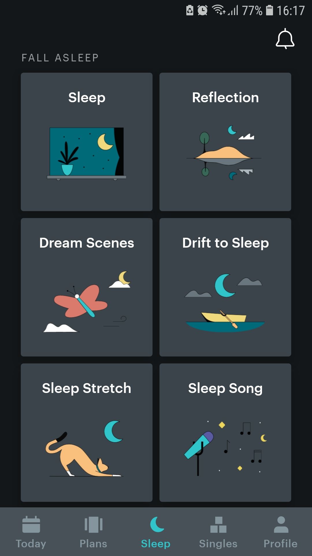 Balance sleep meditation app