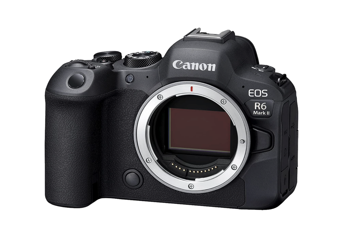 A Canon EOS R6 Mark II camera body