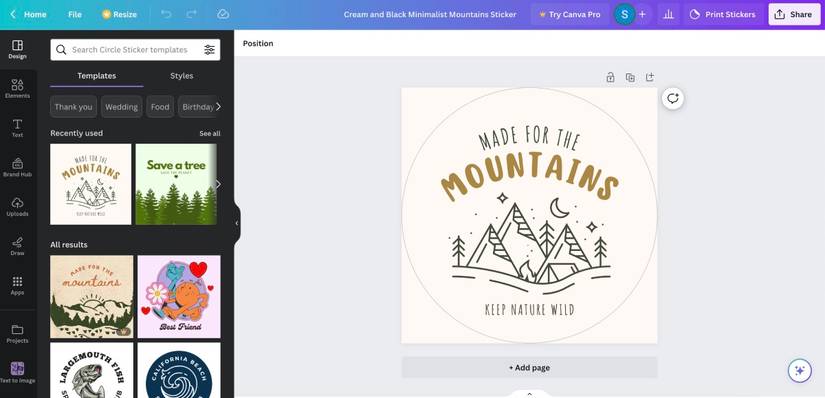 Canva Sticker Format How to Create and Print a Sticker Using Canva