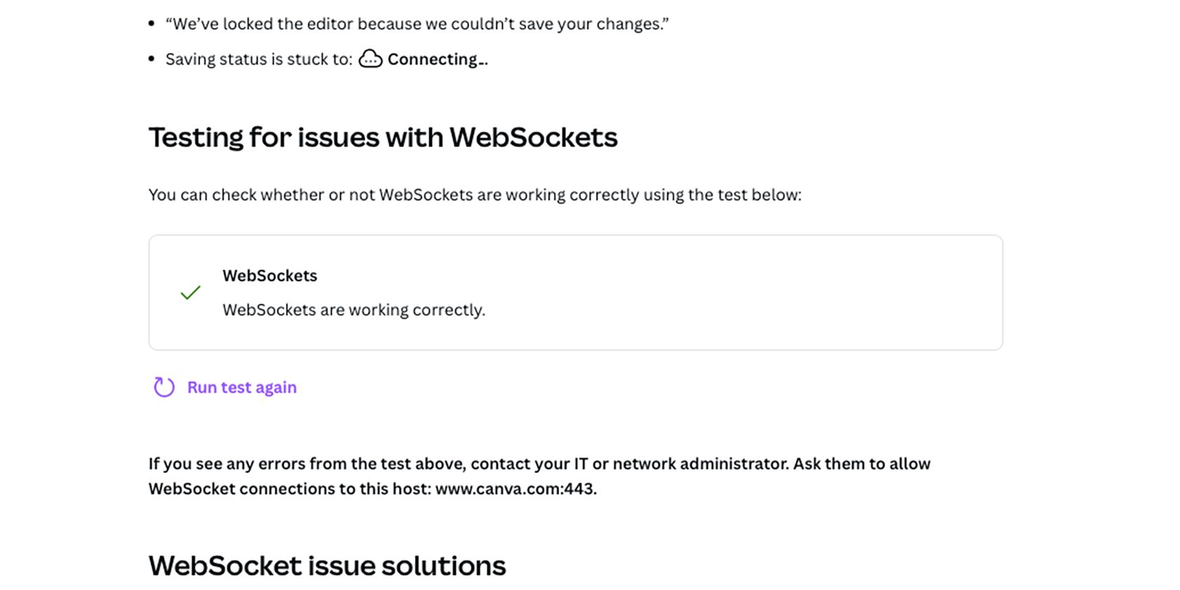 تست Canva WebSockets.