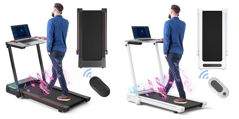 Stay Active While Working From Home With This Foldable Treadmill