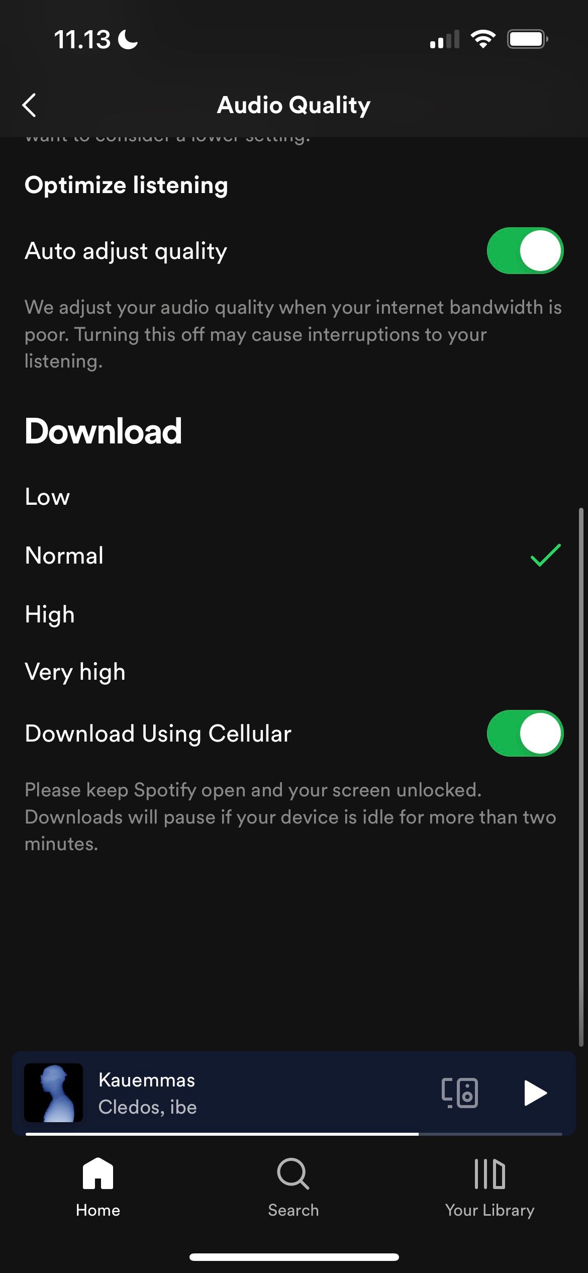 Customize the Different Spotify Sound Quality Settings