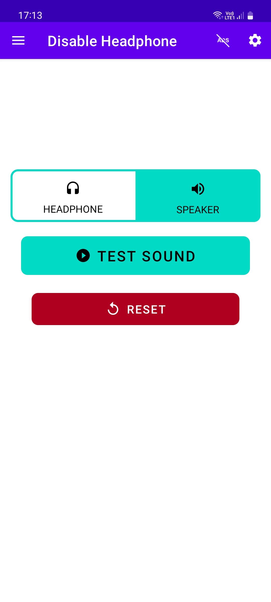 Disable Headphone app main page