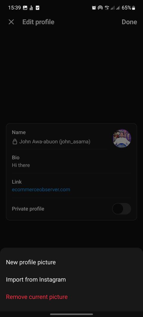 How to Change Your Profile Picture on Threads