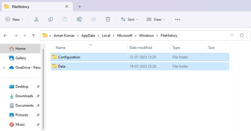 How To Reset The File History On Windows 11