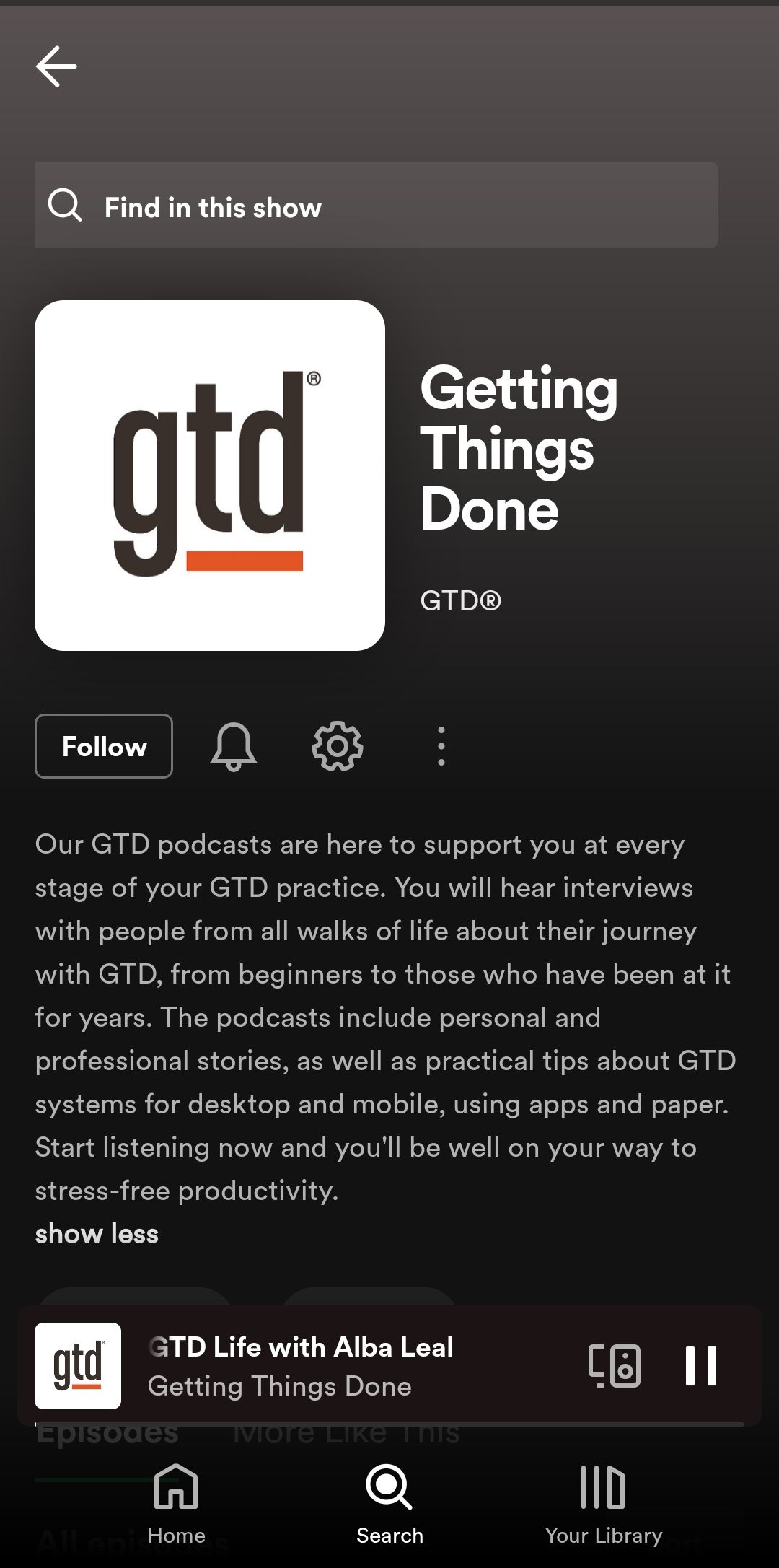 انجام کارها در Spotify