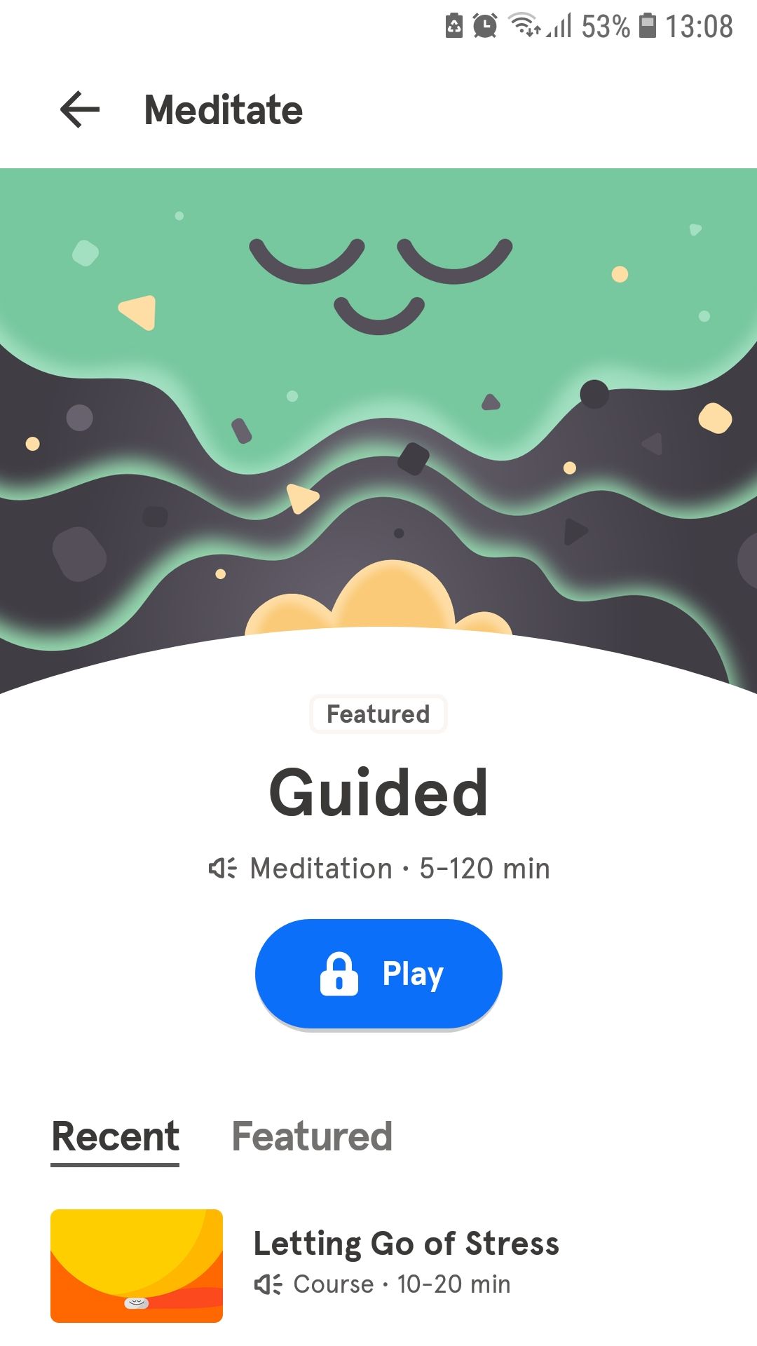 Headspace sleep meditation app guided session
