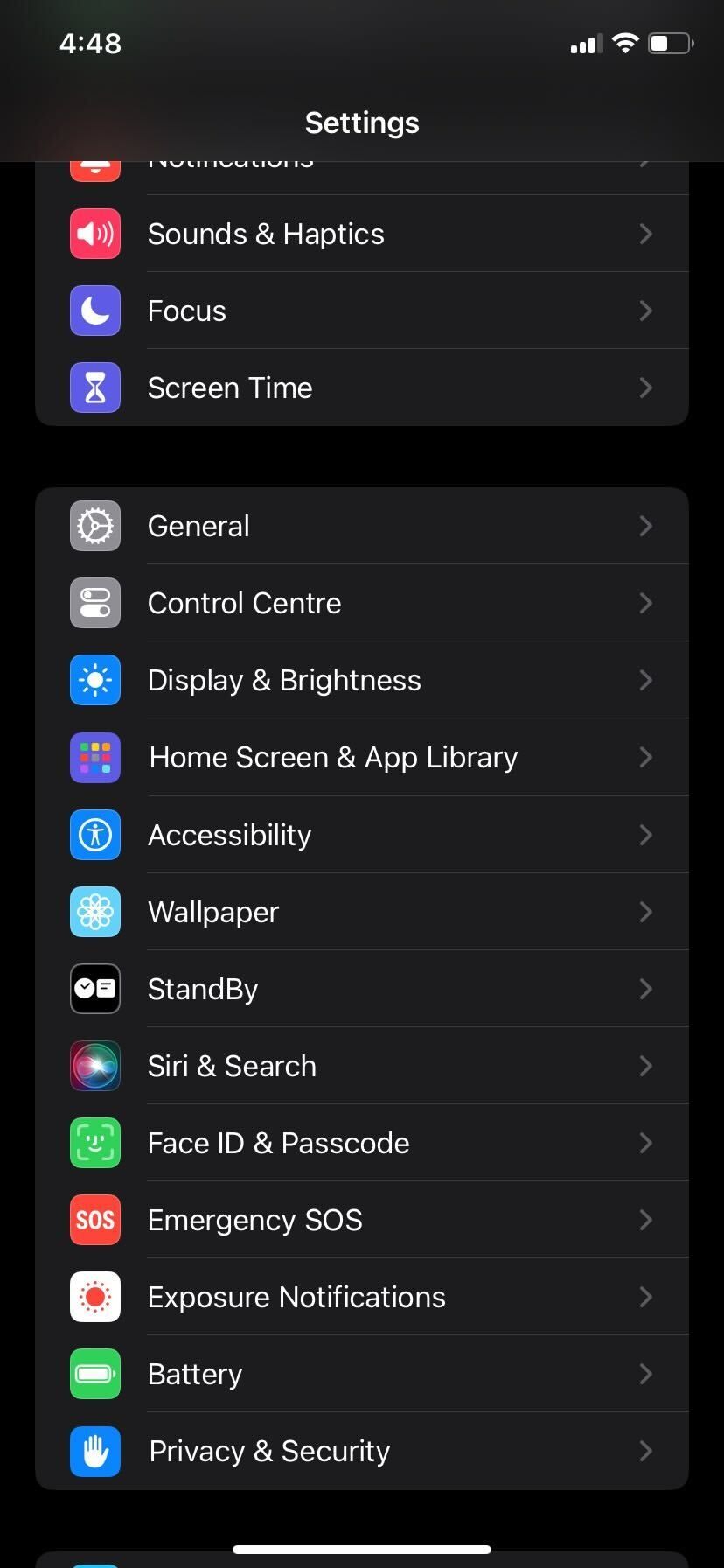 تنظیمات آیفون Face ID و رمز عبور