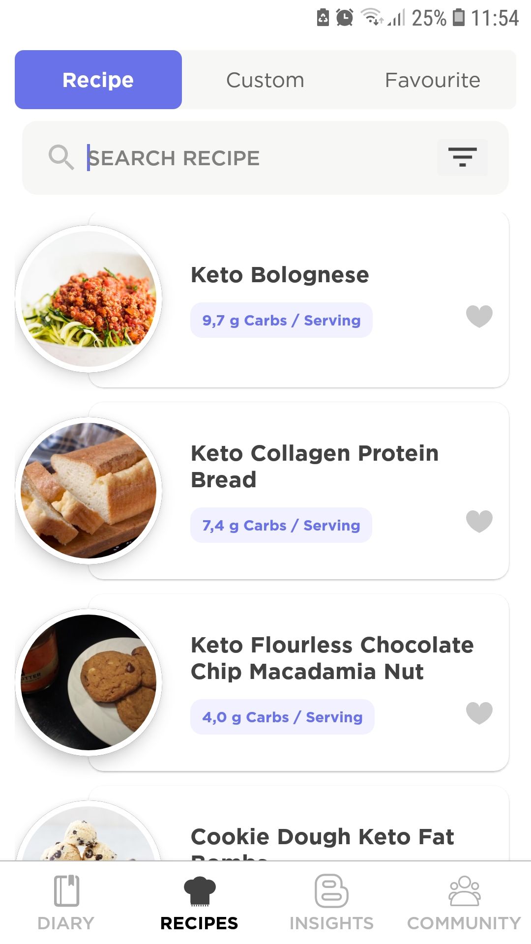 Keto Manager Low Carb Diet recipes
