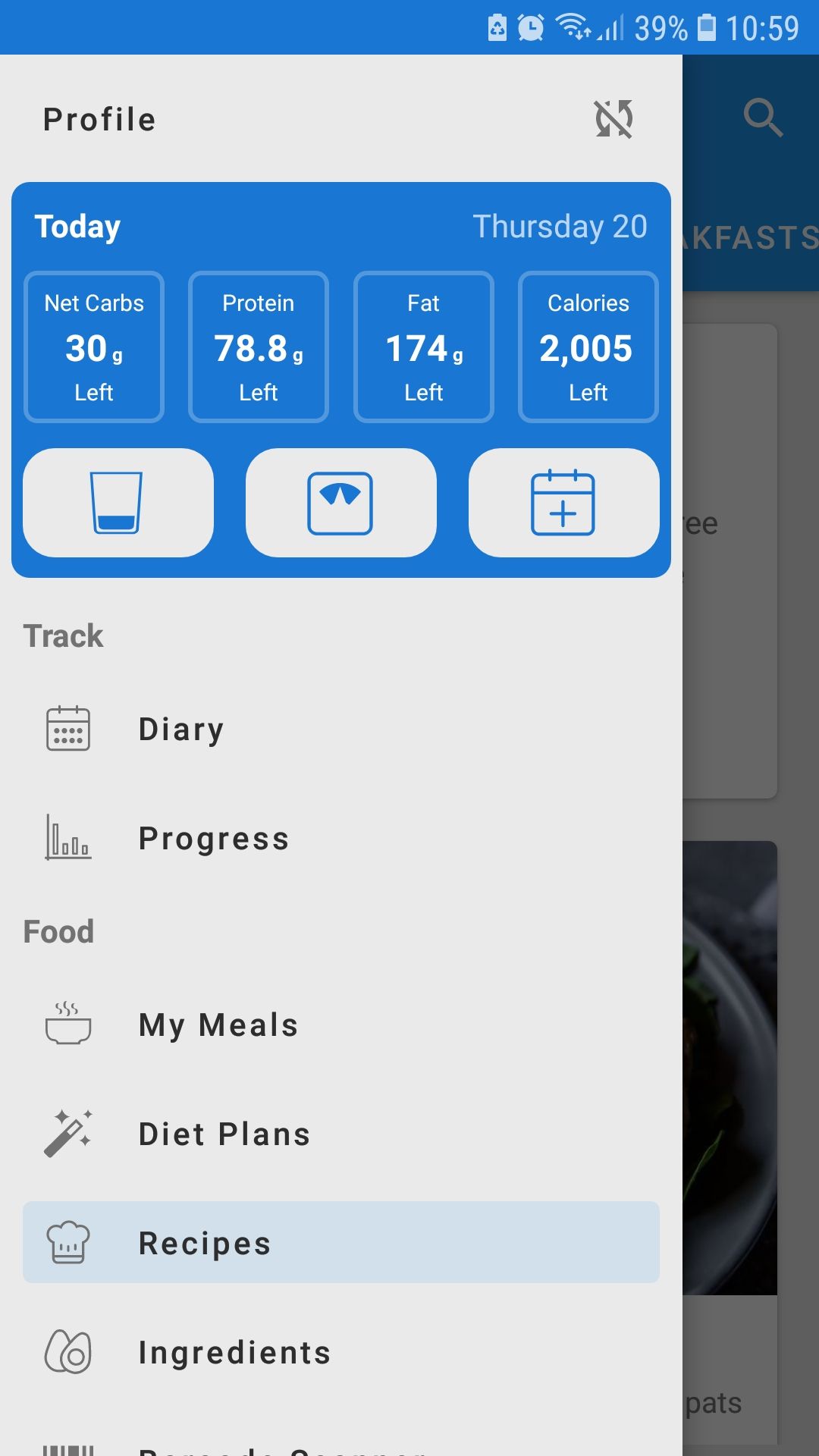 KetoDiet Keto Diet Tracker app profile