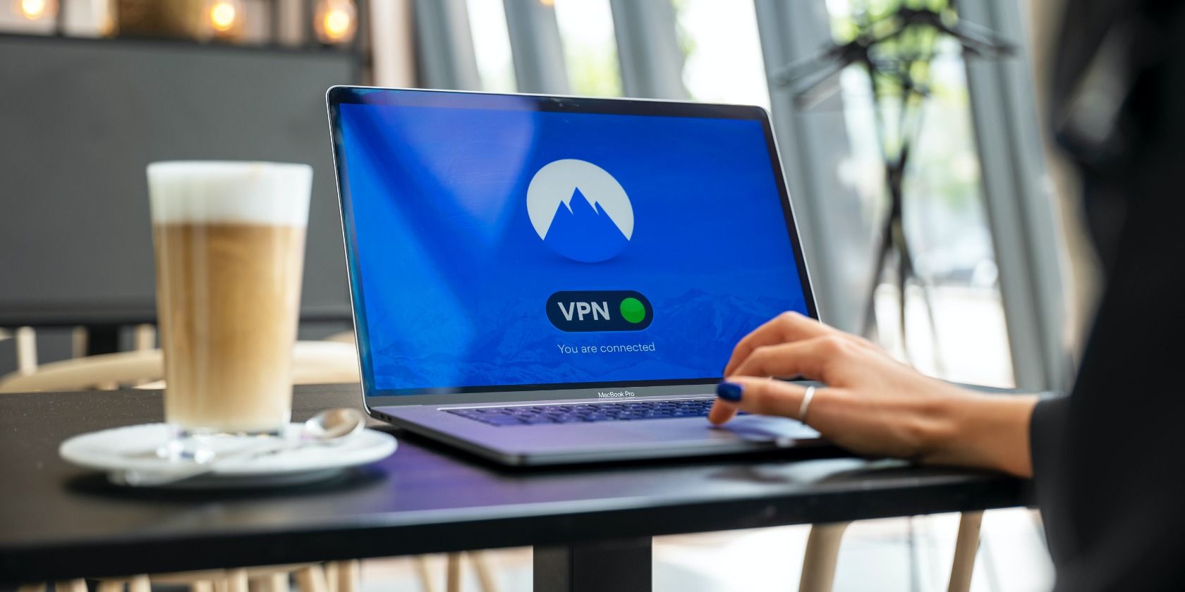 connecting to a virtual private network on laptop