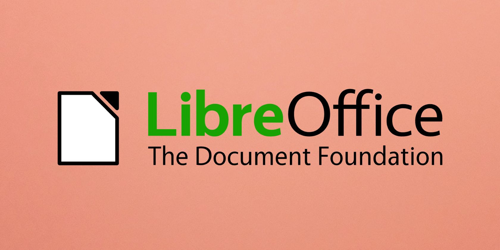 LibreOffice Logo on an orange background