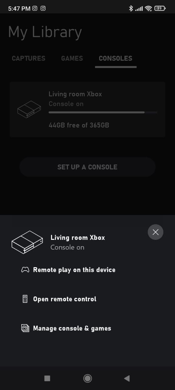 Phòng khách Xbox trên ứng dụng Xbox