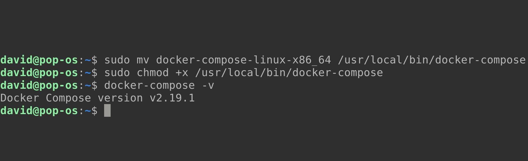 cài đặt thủ công docker-compose nhị phân trên linux