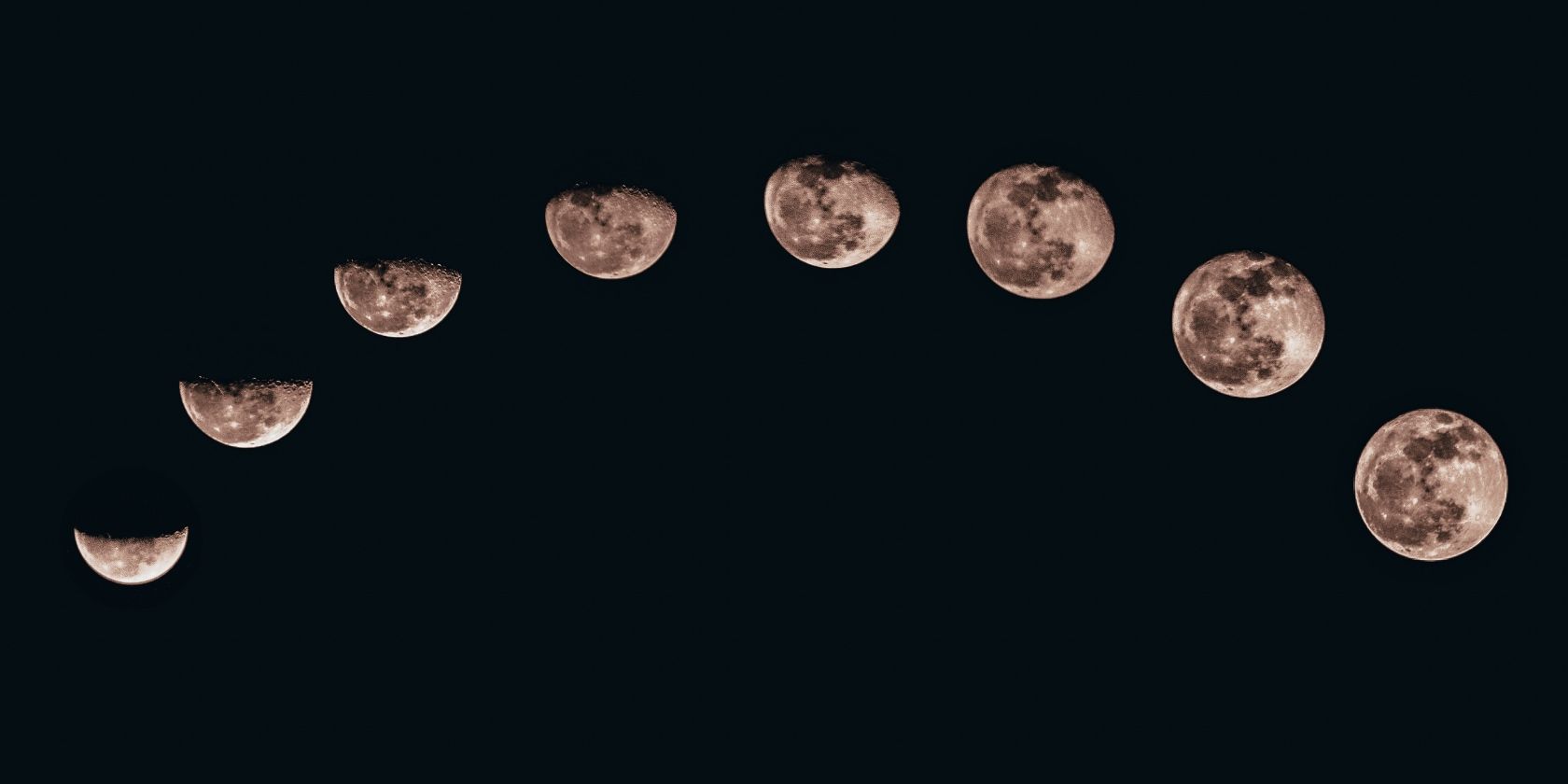 Depiction of moon phases