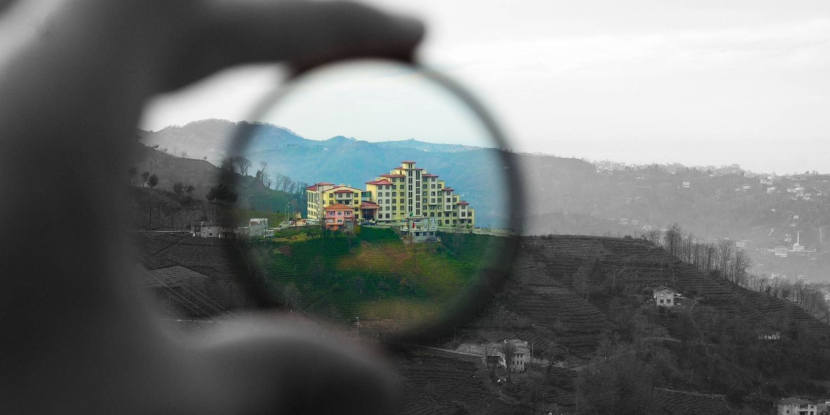 Mountain Resort through a filter