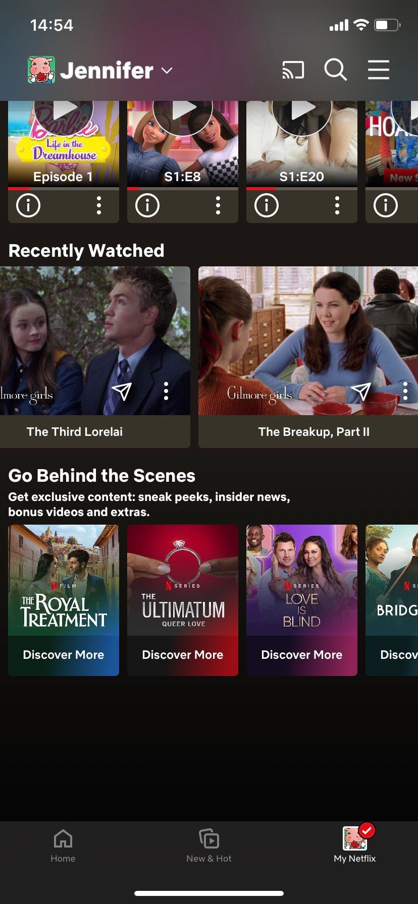 نمایش ویژگی جدید My Netflix